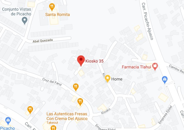 Google Map Kiosko 35, Miguel Hidalgo 4ta Secc, Tlalpan, 14248